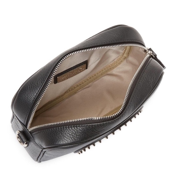 VALENTINO Black Mia Rock Studded Crossbody Bag - Picture 6 of 6